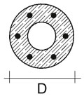 Circular column